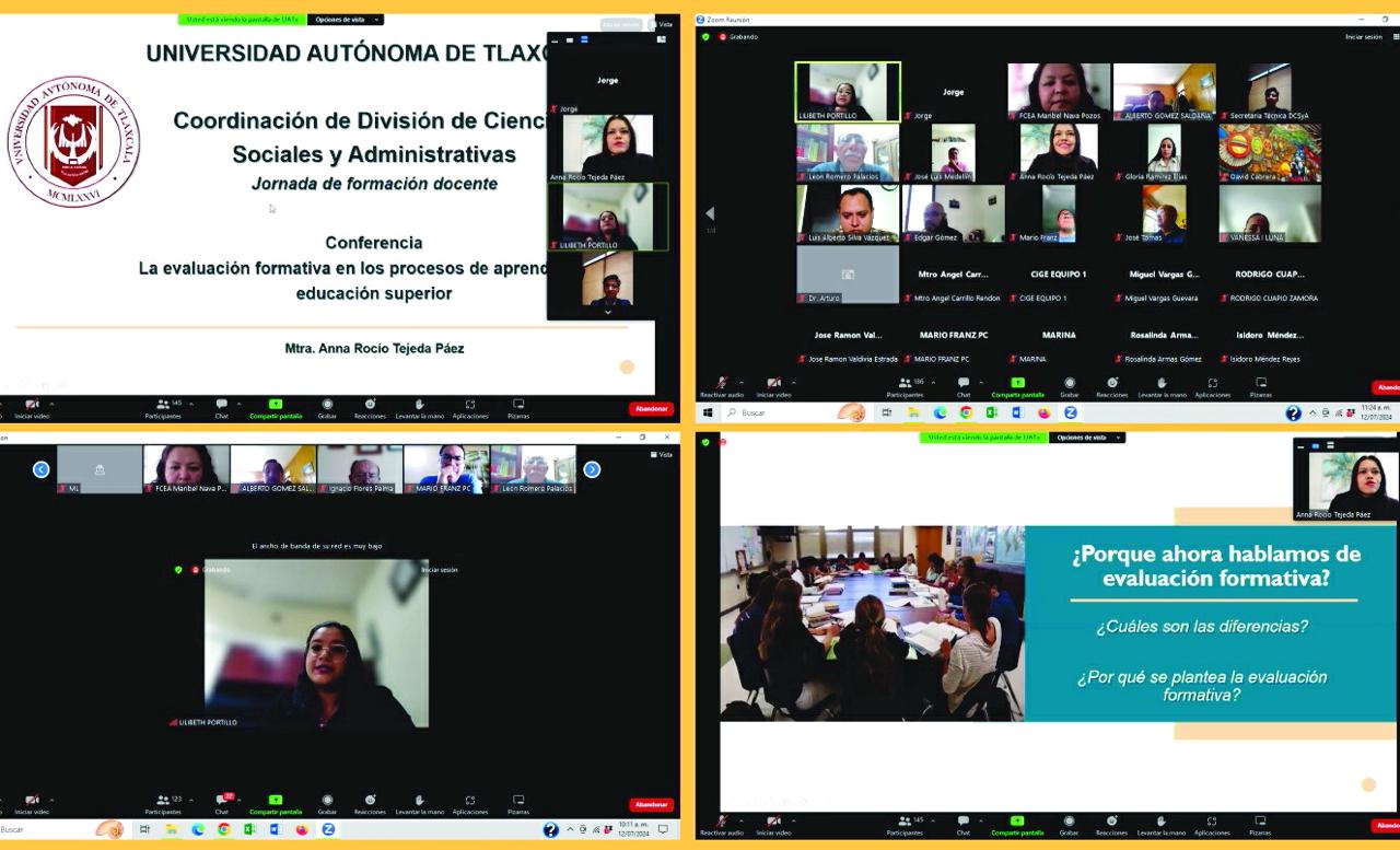 Capacita UATx a docentes en evaluación formativa